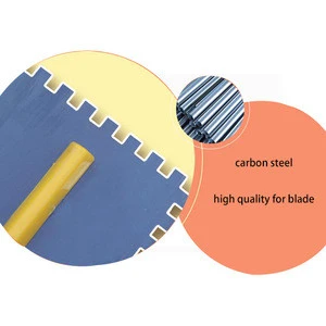 notched trowel blade concrete plastering trowel with square teeth