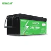 Nova Lifepo4 Lithium Iron Battery Pack 24V 100Ah 200Ah 230Ah Deep Cycle Times lifepo4 24V for solar energy system