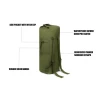 OEM Double Strap Duffle Bag Heavy Duty Polyester Laundry Bag Top Loading Jungle Green Durable Tactical Gear Sack