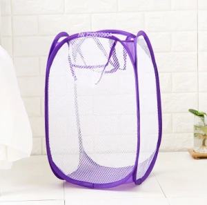 OEM Mesh Popup Laundry Hamper - Portable, Collapsible for Storage and Easy to Open. Dirty Clothing Storage, baby toy basket