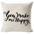 Import OEM Quality Holiday Promotion Special Work Hard Play Hard Customized Motivational Quotes Nursing Pillow Cover from China