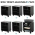 Import office file cabinet for printer stand with shelf and movable wheels in black color muti use from China