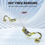 Open-Ear Stereo Bass Headset Support TF card Over Ear Headphones BT Bone Conduction Earphone Wireless