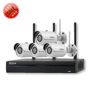 Original Dahua Wireless WIFI Security Surveillance Camera CCTV System,4CH NVR Kit,3MP IP Camera CCTV Kit