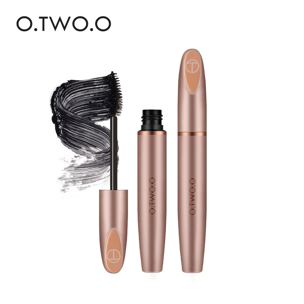 O.TWO.O Cosmetics Waterproof Lengthening Curling Mascara Silk Fiber High Quality