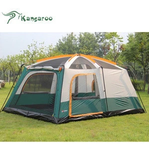 Outdoor 5 To 10 Person Two Bedrooms And One Bedroom Waterproof Camping Tents