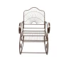 Outdoor antique wrought iron rocking chairSingle Rocking Chair Dark Brown