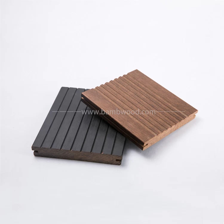 Outdoor Bamboo Decking Waterproof Strand Woven Bamboo Flooring Thickness 20mm