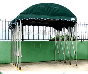 Outdoor General Car Parking Use Dome Retractable Canopies Garage Carports Tent