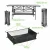 Import Outdoor lightweight portable dining aluminum folding table with wholesale price from China