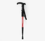 Outdoor Sport LED 3-sections Walking Stick with Led Light Mountain Climbing Stick