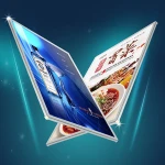 Over 10000LUX High Brightness Slim Aluminum Frame LED Advertising Light Box with Tempered Glass Panel