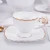 Import P&amp;T Royal Ware Good Quality  Classic Coffee Cups with Saucer Hotel Restaurant Cafe Banquet Coffee Cup and Saucer from China