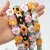 Import Pastoral Style Handmade Small Daisy Key Chain Small Daisy Flowers Crochet Mobile Phone Pedant from China