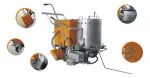 Pavement hot melt road marking machine / thermoplastic line striping machine