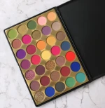 Pearl powder pressed powder makeup single eyeshadow packaging black box lazy eye shadow cardboard eyeshadow pallets