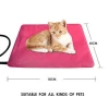 Pet products for sale ! CE&amp;ROHS waterproof PVC Anti bite electrical battery heated pet mat