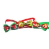 Pet Santa decorate products  Adjustable Dog Cute Collar Dog cat  Christmas Bow Tie