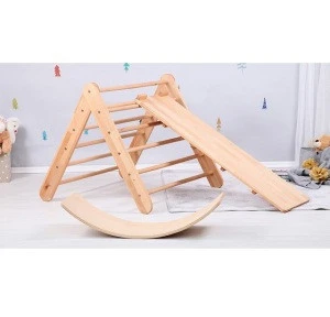 Pikler Triangle Climbing Triangle Pikler Dreiec Baby Climber Climbing Ladder Step Triangle Wooden Toys For Kids