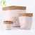 Import Pink washable Kraft paper bag for storage household bag plant / food / toy from China