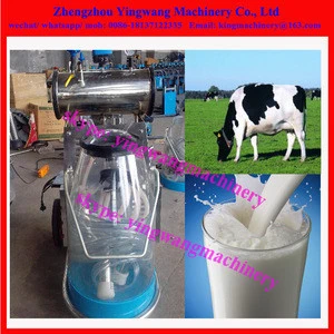 Piston small milking machine for cow and goat