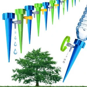 Plant Waterer Plant Watering Devices Slow Release Control Valve Switch Automatic Vacation Drip Watering Bulbs Globes Stakes