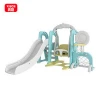 Plastic Children Slide and Swing Set for Kids Indoor Playground