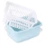 Import Plastic Kitchen Dryer Roll Up Drainer Bowl Rectangular Dish Rack with Cover from China