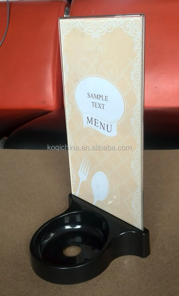 Plastic Restaurant Table Stand Menu Holder K-SP Menu Stand