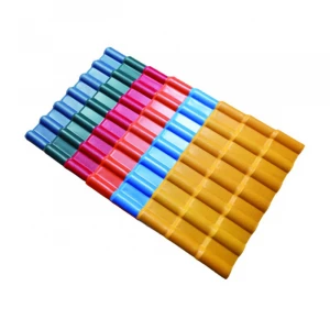 Plastic Roofing Tile Coated Sheet Anti-aging Synthetic Resin Roof Bent Tile With Cheap Price