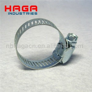 Plated Steel/Stainless Steel Water Hose Clamp