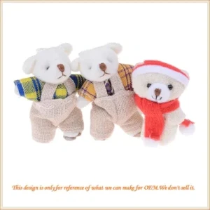 Plush &amp; Stuffed Cute Teddybear for Christmas Gift