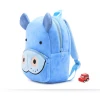 Plush kindergarten kids backpack school bag mini hippo backpack