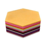 Polyester Acoustic Panels Wall Lime Green Sound Proof Panel Bass Insulation Soundproofing Padding Tiles  for Sound Absorption