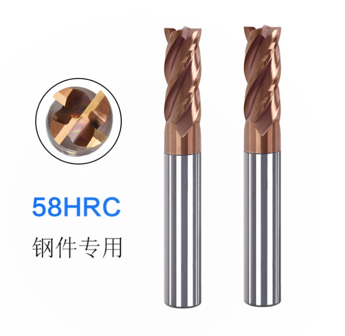 Popular 4Flute 6mm used Carbide End Mill Cutter/ Tungsten Steel End Mill for Metalworking