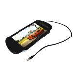 popular built in 7 inch PAL / NTSC car headrest monitor with dvd