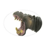 Popular plastic toy funny hippo simulation animal