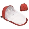 Portable Bassinet For Baby Foldable Baby Bed Bag Newborn Travel Indoor Bed Backpack Bed Breathable Infant Sleeping Basket