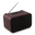 portable bluetooth speakers with strong bass Wood LED Light Bluetooth Speaker with Antenna