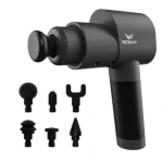 Portable Massage Device Helps Relieve Muscle Soreness, Massage Gun Deep Tissue Percussion, Handheld Button Quiet Electric Body Massager with Massage Heads