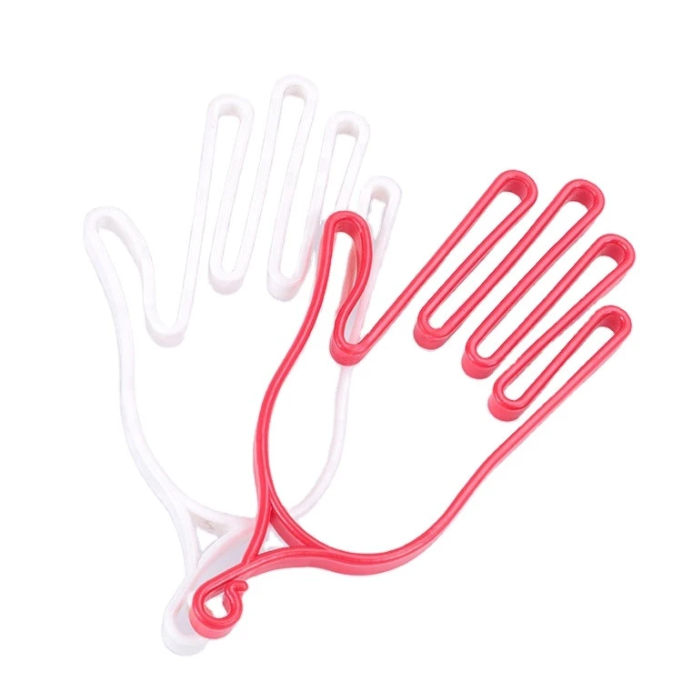Portable Plastic Clip Glove Goal Keeper Mittens Holder Golf Glove Airer Dryer Hanger Stretchers For Sports Gloves Drying