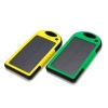Portable solar charger power bank 5000mah with different colors