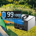 Portable solar system 1000Wh 1000W power station with Small outdoor solar storage system lithium power storage battery