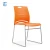 Import pp plastic backrest chrome solid metal steel legs stackable plastic chairs for school from China
