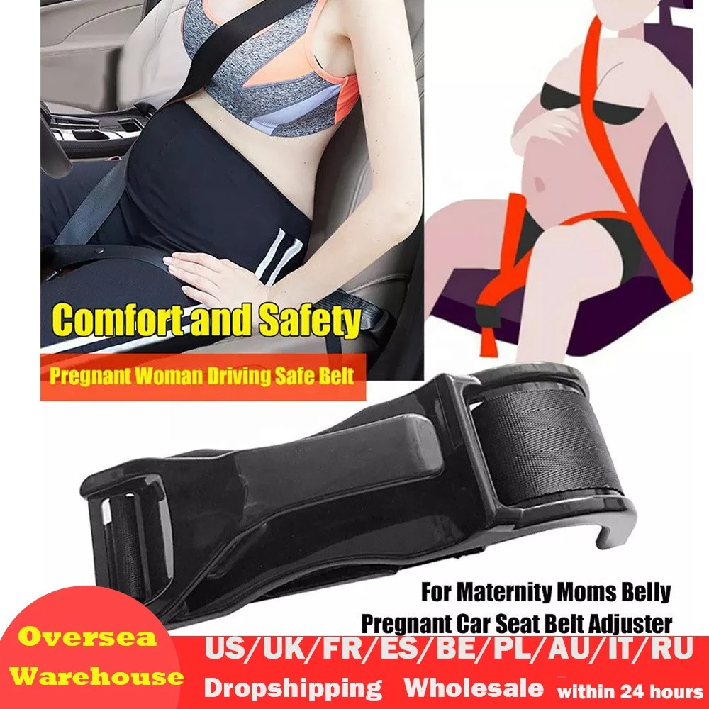 Pregnant Car Seat Belt Adjuster Comfort and Safe for Belly Protect Unborn Baby Pregnant Woman Driving Safe Belt Car Accessories