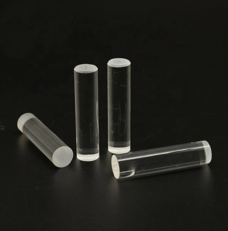 Preservative Transparent Quartz Cylinder Glass Rod