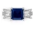 Import princess cut cz 3 stone sterling silver anniversary ring from China