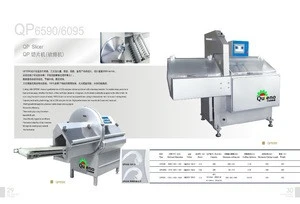 Production and sales of imported cut steak cheese sausage machine cutting machine small machine meat processing equipment QP6095