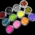 Import Professional Acrylic Nail art color acrylic brand Glitter powder from China