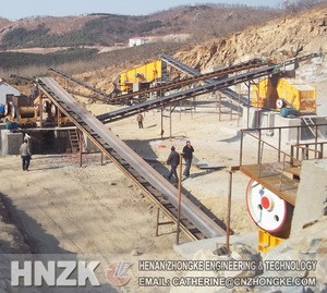 Professional High Efficient Stone Crusher Plant layout